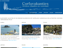 Tablet Screenshot of corfuvakanties.nl